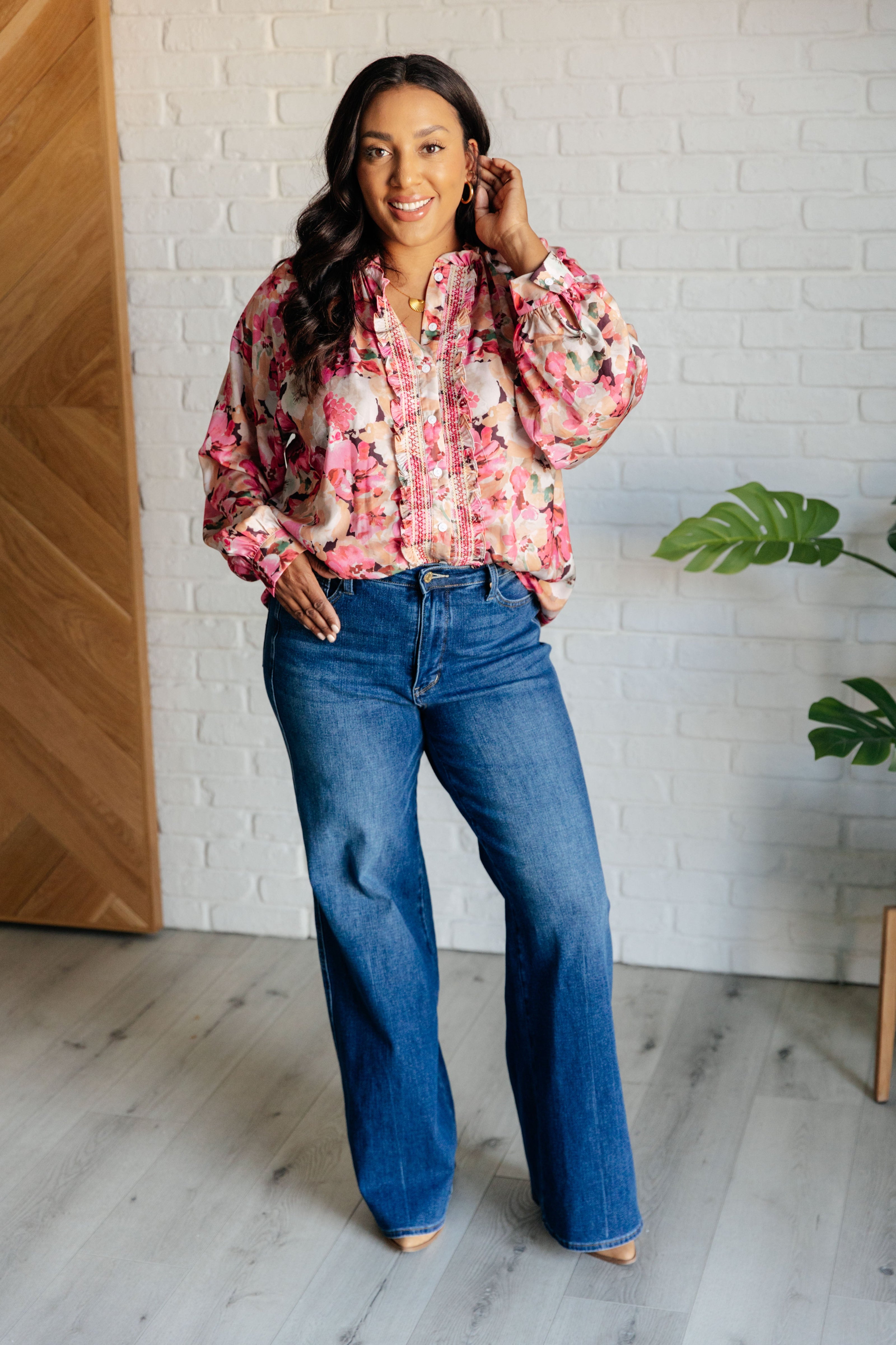 Understandably So Floral Blouse-Blouses-Ave Shops-[option4]-[option5]-[option6]-[option7]-[option8]-Shop-Boutique-Clothing-for-Women-Online