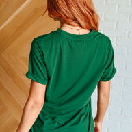 Uptown Crew T-Shirt in Green-Womens-Ave Shops-[option4]-[option5]-[option6]-[option7]-[option8]-Shop-Boutique-Clothing-for-Women-Online