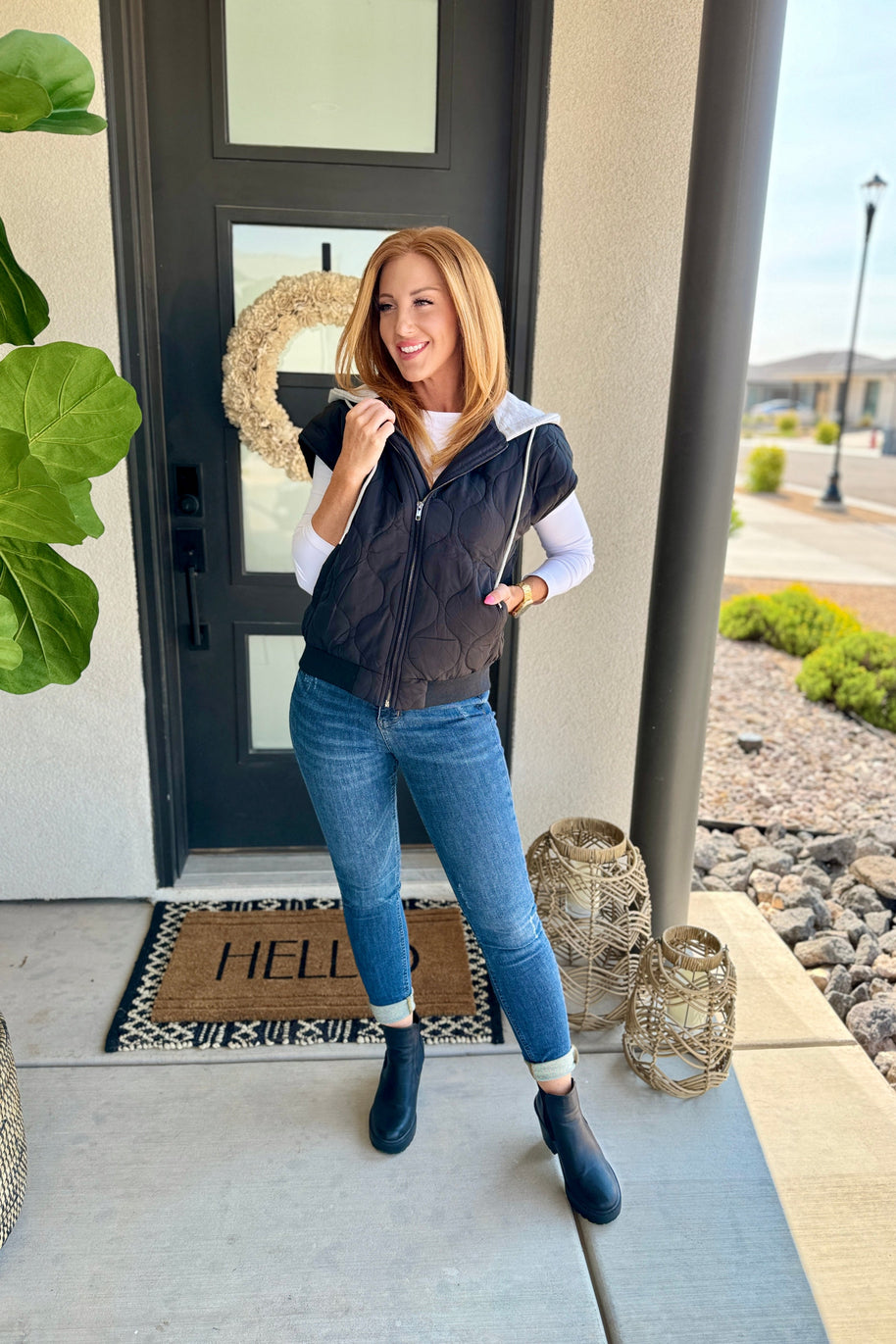 Cheyenne Hooded Puffer Vest in Two Colors-Womens-Ave Shops-[option4]-[option5]-[option6]-[option7]-[option8]-Shop-Boutique-Clothing-for-Women-Online