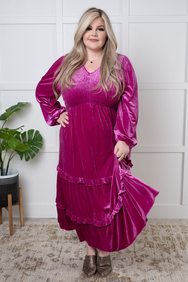 Velvet Flamenco Maxi Dress-Dresses-Ave Shops-[option4]-[option5]-[option6]-[option7]-[option8]-Shop-Boutique-Clothing-for-Women-Online