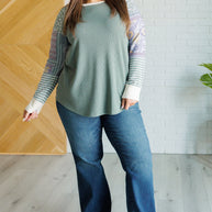 Very Curious Mixed Print Top-Tops-Ave Shops-[option4]-[option5]-[option6]-[option7]-[option8]-Shop-Boutique-Clothing-for-Women-Online