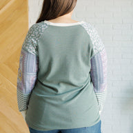 Very Curious Mixed Print Top-Tops-Ave Shops-[option4]-[option5]-[option6]-[option7]-[option8]-Shop-Boutique-Clothing-for-Women-Online