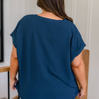 Very Much Needed V-Neck Top in Teal-Tops-Ave Shops-[option4]-[option5]-[option6]-[option7]-[option8]-Shop-Boutique-Clothing-for-Women-Online