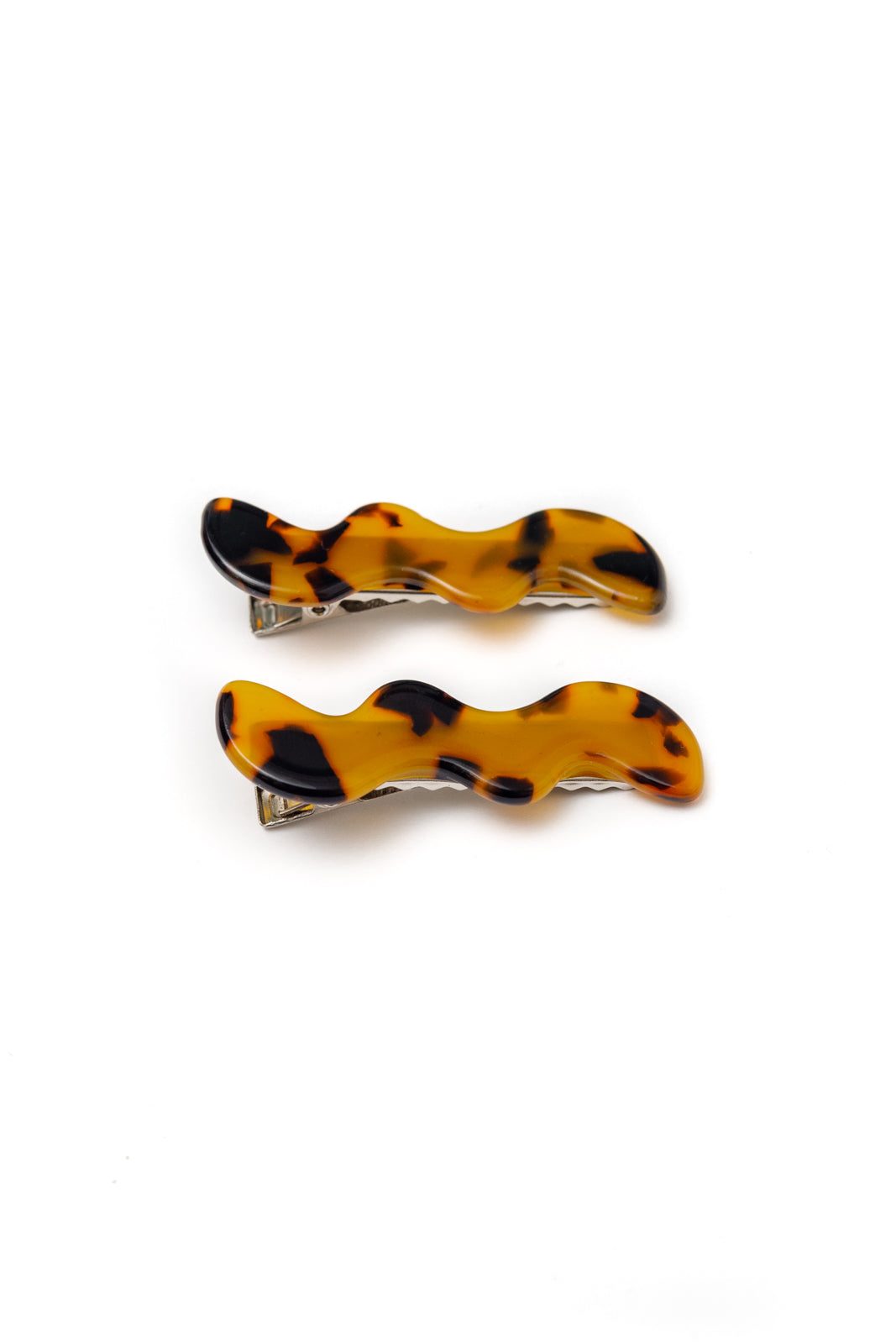Wavy Clip Set in Tortoise-Accessories-Ave Shops-[option4]-[option5]-[option6]-[option7]-[option8]-Shop-Boutique-Clothing-for-Women-Online