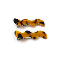 Wavy Clip Set in Tortoise-Accessories-Ave Shops-[option4]-[option5]-[option6]-[option7]-[option8]-Shop-Boutique-Clothing-for-Women-Online