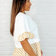 Welcome Me Home Gingham Print Top-Womens-Ave Shops-[option4]-[option5]-[option6]-[option7]-[option8]-Shop-Boutique-Clothing-for-Women-Online