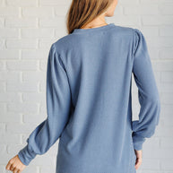 When the Sun Goes Down Mineral Wash Ribbed Knit Top in Vintage Denim-Tops-Ave Shops-[option4]-[option5]-[option6]-[option7]-[option8]-Shop-Boutique-Clothing-for-Women-Online