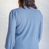 When the Sun Goes Down Mineral Wash Ribbed Knit Top in Vintage Denim-Tops-Ave Shops-[option4]-[option5]-[option6]-[option7]-[option8]-Shop-Boutique-Clothing-for-Women-Online
