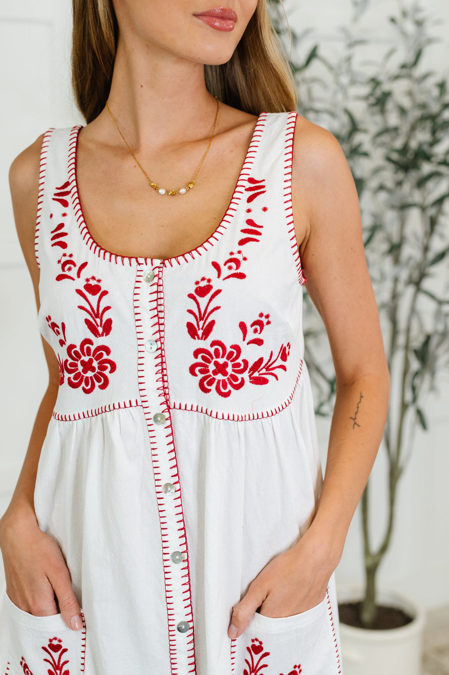 Whispering Petals Scoop Neck Dress-Womens-Ave Shops-[option4]-[option5]-[option6]-[option7]-[option8]-Shop-Boutique-Clothing-for-Women-Online