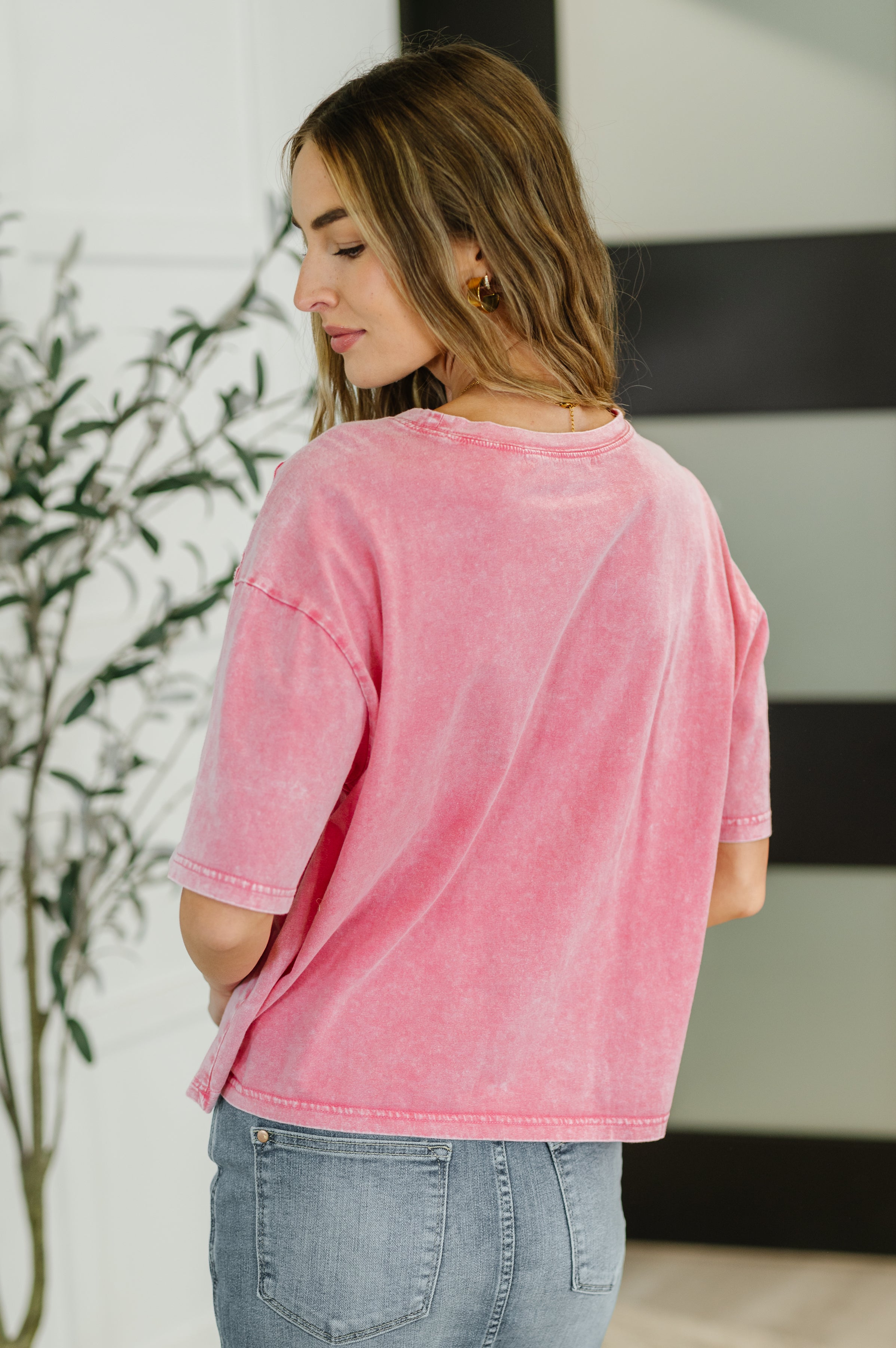 Who's That Girl Crochet Pocket T-Shirt-Womens-Ave Shops-[option4]-[option5]-[option6]-[option7]-[option8]-Shop-Boutique-Clothing-for-Women-Online