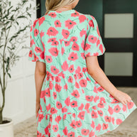 Wildflower Waltz Gathered Tier Dress in Mint-Womens-Ave Shops-[option4]-[option5]-[option6]-[option7]-[option8]-Shop-Boutique-Clothing-for-Women-Online