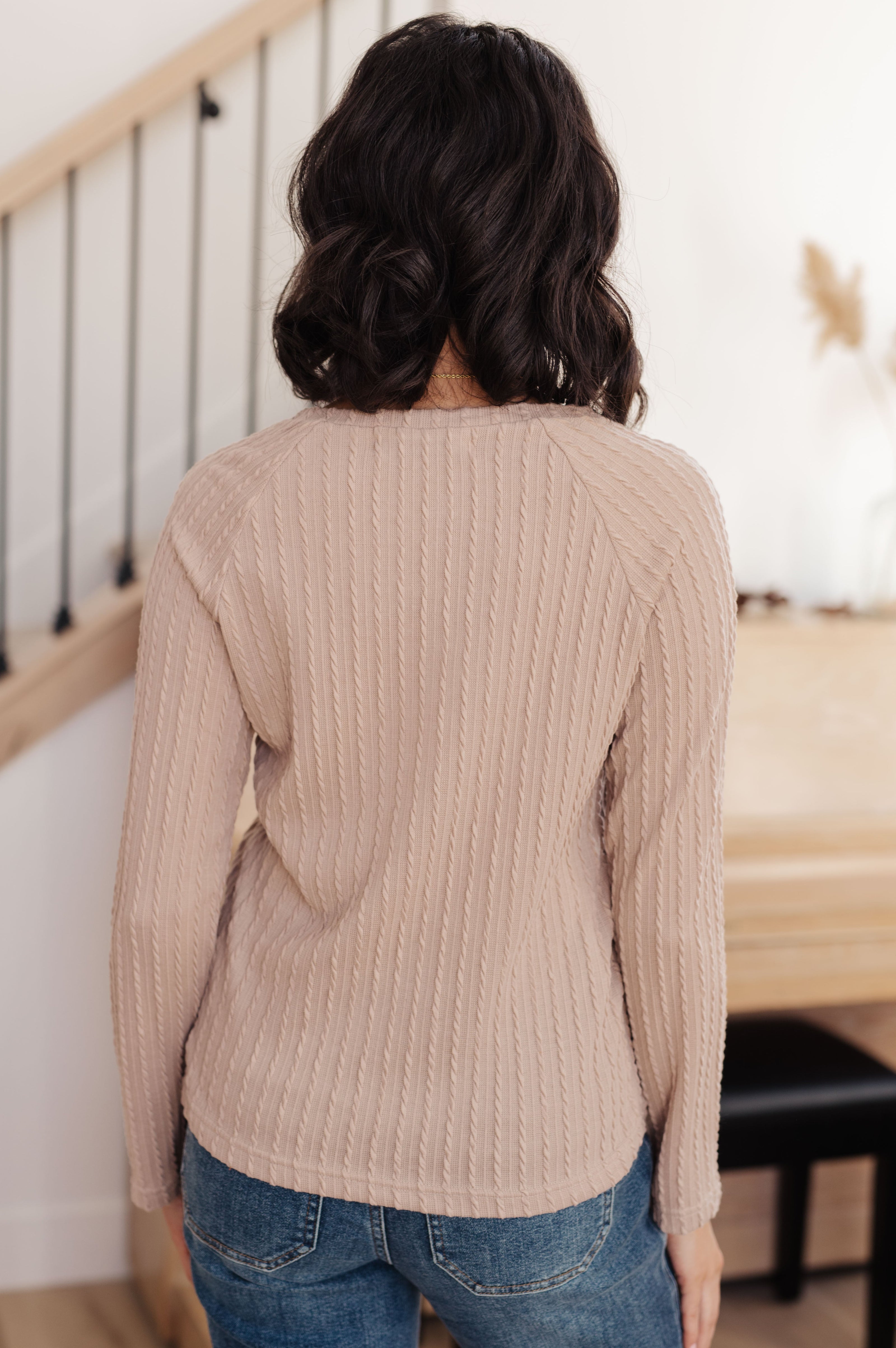 Winding Down Cable Detail Top-Tops-Ave Shops-[option4]-[option5]-[option6]-[option7]-[option8]-Shop-Boutique-Clothing-for-Women-Online