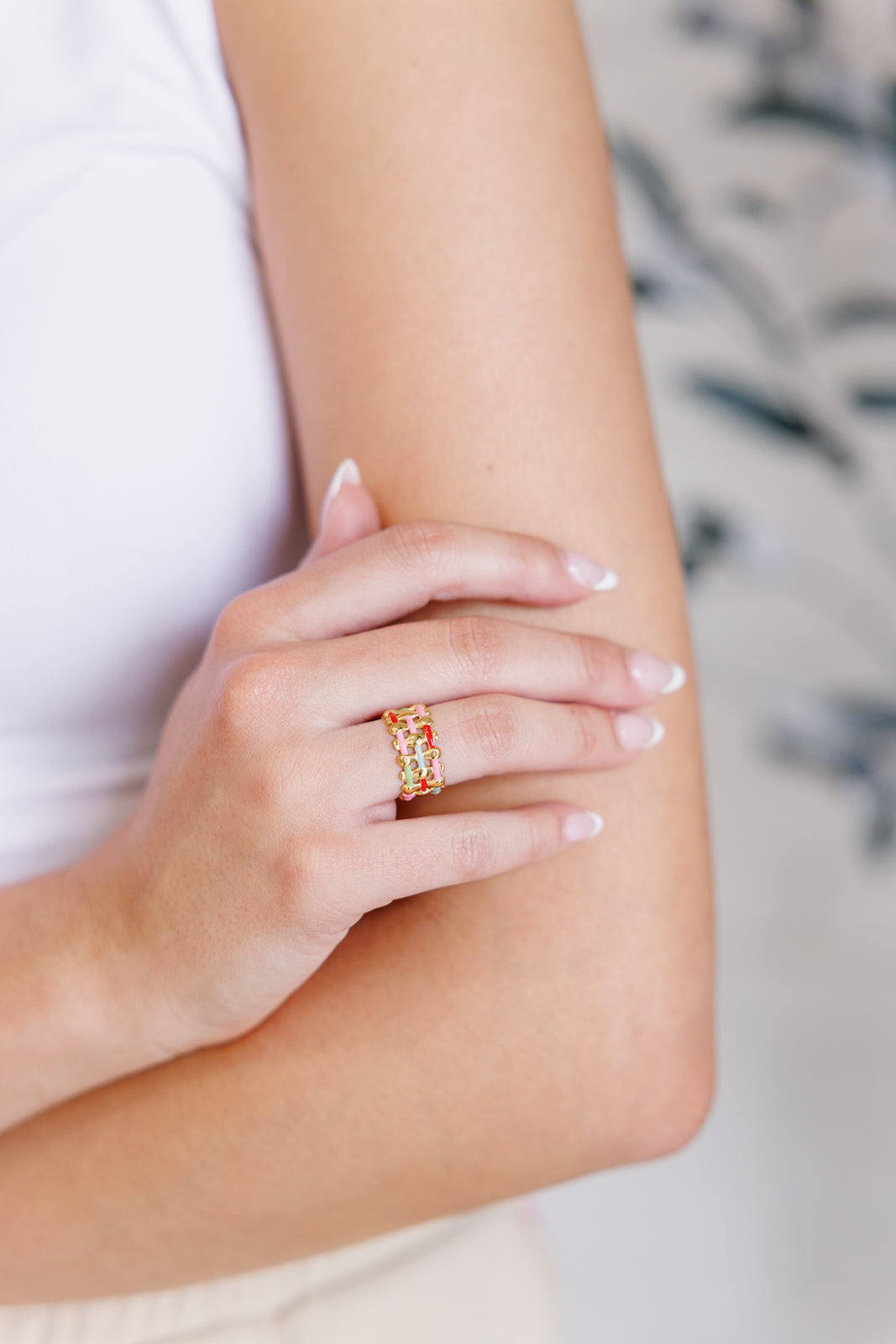 Woven in Color Ring-Accessories-Ave Shops-[option4]-[option5]-[option6]-[option7]-[option8]-Shop-Boutique-Clothing-for-Women-Online
