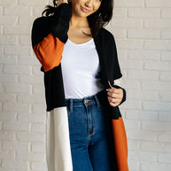 Writer's Block Color Block Open Front Cardigan-Layers-Ave Shops-[option4]-[option5]-[option6]-[option7]-[option8]-Shop-Boutique-Clothing-for-Women-Online