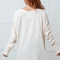 You're Too Kind Waffle Knit Top-Tops-Ave Shops-[option4]-[option5]-[option6]-[option7]-[option8]-Shop-Boutique-Clothing-for-Women-Online