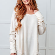 You're Too Kind Waffle Knit Top-Tops-Ave Shops-[option4]-[option5]-[option6]-[option7]-[option8]-Shop-Boutique-Clothing-for-Women-Online