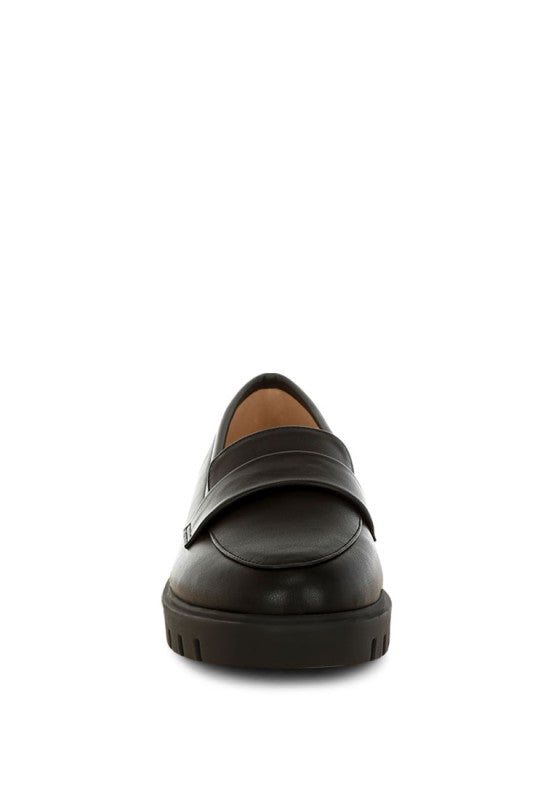 Peridot Faux Leather Chunky Loafers-Rag Company-[option4]-[option5]-[option6]-[option7]-[option8]-Shop-Boutique-Clothing-for-Women-Online