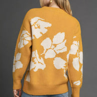 Umgee Floral Long Sleeve Sweater-Sweaters-Trendsi-[option4]-[option5]-[option6]-[option7]-[option8]-Shop-Boutique-Clothing-for-Women-Online