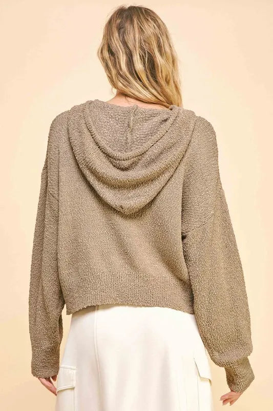Davi & Dani Drop Shoulder Long Sleeve Hooded Sweater-sweater-Trendsi-[option4]-[option5]-[option6]-[option7]-[option8]-Shop-Boutique-Clothing-for-Women-Online