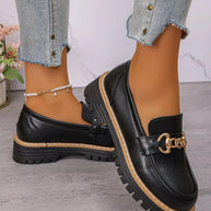 Round Toe Platform Loafers-Shoes-Trendsi-[option4]-[option5]-[option6]-[option7]-[option8]-Shop-Boutique-Clothing-for-Women-Online