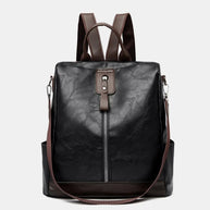 PU Leather Backpack Bag-backpack-Trendsi-Black-One Size-[option4]-[option5]-[option6]-[option7]-[option8]-Shop-Boutique-Clothing-for-Women-Online