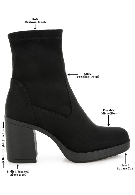 Enito Microfiber Sock Boots-Rag Company-[option4]-[option5]-[option6]-[option7]-[option8]-Shop-Boutique-Clothing-for-Women-Online