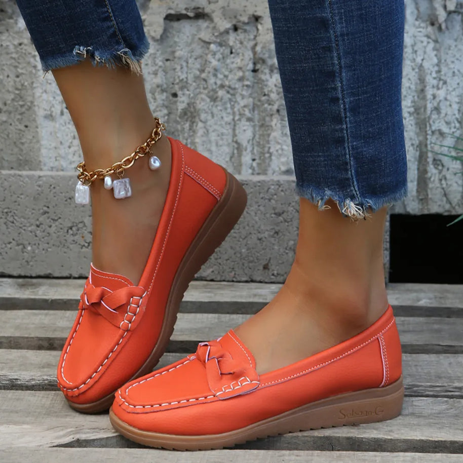Weave Wedge Heeled Loafers-Shoes-Trendsi-[option4]-[option5]-[option6]-[option7]-[option8]-Shop-Boutique-Clothing-for-Women-Online