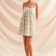 SO ME Mixed Floral Print Sleeveless Mini Dress-Dresses-Trendsi-[option4]-[option5]-[option6]-[option7]-[option8]-Shop-Boutique-Clothing-for-Women-Online
