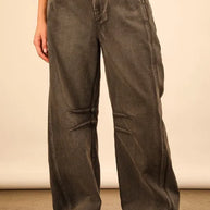 VERY J Wide Leg Comfy Jeans-Jeans-Trendsi-Grey-S-[option4]-[option5]-[option6]-[option7]-[option8]-Shop-Boutique-Clothing-for-Women-Online