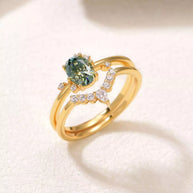1 Carat Moissanite 925 Sterling Silver 2 Piece Ring-ring-Trendsi-[option4]-[option5]-[option6]-[option7]-[option8]-Shop-Boutique-Clothing-for-Women-Online