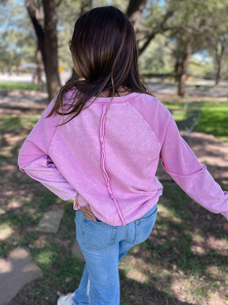 PREORDER: Best Selling Elliott Exposed Seam Sweatshirt in Five Colors-Womens-Ave Shops-[option4]-[option5]-[option6]-[option7]-[option8]-Shop-Boutique-Clothing-for-Women-Online