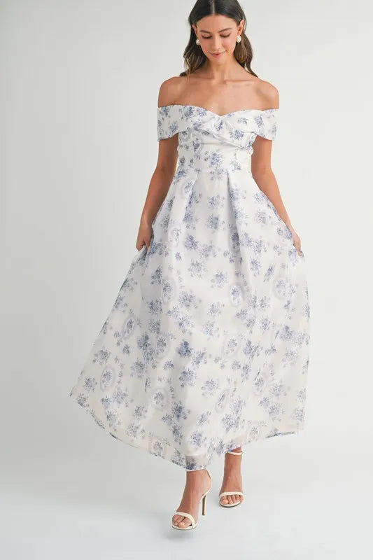MABLE Floral Printed Off Shoulder Maxi Dress-Dresses-Trendsi-[option4]-[option5]-[option6]-[option7]-[option8]-Shop-Boutique-Clothing-for-Women-Online