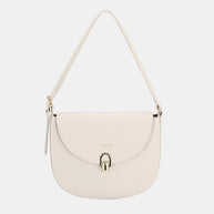 David Jones Metal Buckle Shoulder Bag-Bags-Trendsi-Ivory-One Size-[option4]-[option5]-[option6]-[option7]-[option8]-Shop-Boutique-Clothing-for-Women-Online