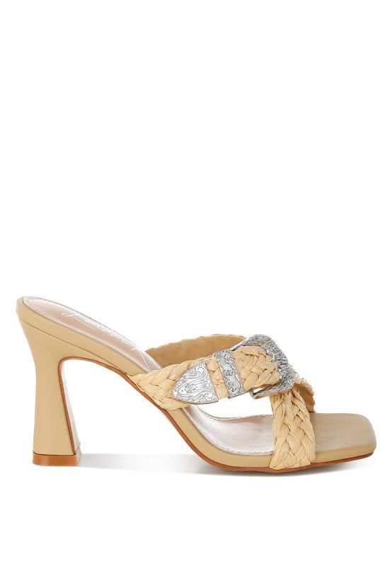 Nimaya Braided Criss-Cross Strap Sandals-Rag Company-[option4]-[option5]-[option6]-[option7]-[option8]-Shop-Boutique-Clothing-for-Women-Online