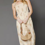 Umgee Smocked Printed Wide Leg Jumpsuit-Jumpsuits & Rompers-Trendsi-CREAM/LATTE-XS-[option4]-[option5]-[option6]-[option7]-[option8]-Shop-Boutique-Clothing-for-Women-Online