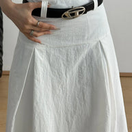 High Waist A-Line Maxi Skirt-Skirts-Trendsi-[option4]-[option5]-[option6]-[option7]-[option8]-Shop-Boutique-Clothing-for-Women-Online