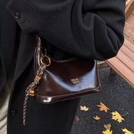 Leather Crossbody Bag with Charm-handbag-Trendsi-[option4]-[option5]-[option6]-[option7]-[option8]-Shop-Boutique-Clothing-for-Women-Online