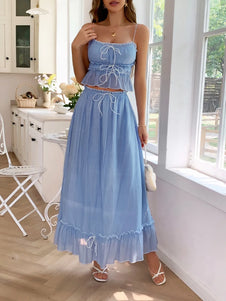 Frill Square Neck Cami and Skirt Set-outfit-Trendsi-Light Blue-S-[option4]-[option5]-[option6]-[option7]-[option8]-Shop-Boutique-Clothing-for-Women-Online