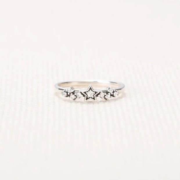 925 Sterling Silver Star Ring-RINGS-Trendsi-Silver-6-[option4]-[option5]-[option6]-[option7]-[option8]-Shop-Boutique-Clothing-for-Women-Online