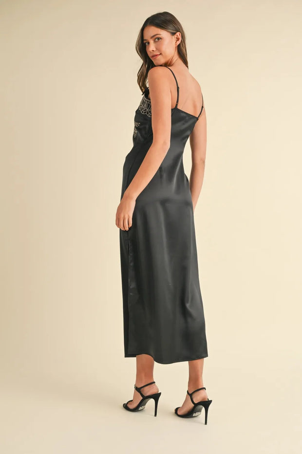 Mable Embroidered Cami Satin Midi Slit Dress-Dresses-Trendsi-[option4]-[option5]-[option6]-[option7]-[option8]-Shop-Boutique-Clothing-for-Women-Online