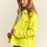 J.NNA Snap Down Long Sleeve High Low Shacket-Jackets-Trendsi-[option4]-[option5]-[option6]-[option7]-[option8]-Shop-Boutique-Clothing-for-Women-Online