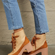 East Lion Corp Lace Up Lug Booties-Boots-Trendsi-[option4]-[option5]-[option6]-[option7]-[option8]-Shop-Boutique-Clothing-for-Women-Online