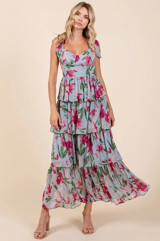 Mittoshop Layered Floral Sweetheart Neck Maxi Dress-Dresses-Trendsi-Dusty Blue-S-[option4]-[option5]-[option6]-[option7]-[option8]-Shop-Boutique-Clothing-for-Women-Online