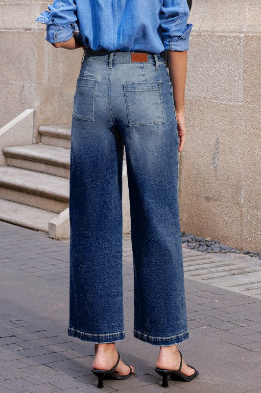 Denim Patch Pocket Shift Jeans-JUNIPER BLVD-[option4]-[option5]-[option6]-[option7]-[option8]-Shop-Boutique-Clothing-for-Women-Online