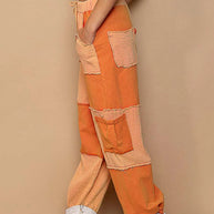 POL Drawstring Pocketed Contrast Jogger Pants-Sweatpants & Joggers-Trendsi-[option4]-[option5]-[option6]-[option7]-[option8]-Shop-Boutique-Clothing-for-Women-Online