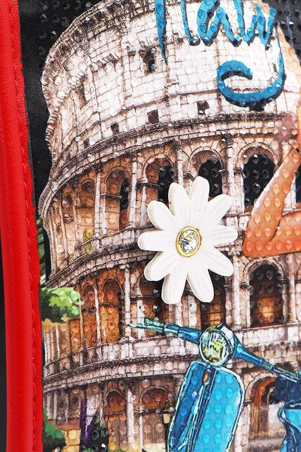 Nicole Lee USA Martha Travels Italy Wide Handbag with Rhinestones-Bags-Trendsi-[option4]-[option5]-[option6]-[option7]-[option8]-Shop-Boutique-Clothing-for-Women-Online