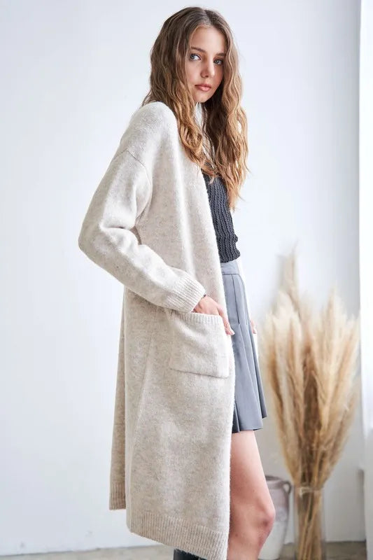 ADORA 2tone Sweater Open Cardigan-Cardigan-Trendsi-[option4]-[option5]-[option6]-[option7]-[option8]-Shop-Boutique-Clothing-for-Women-Online