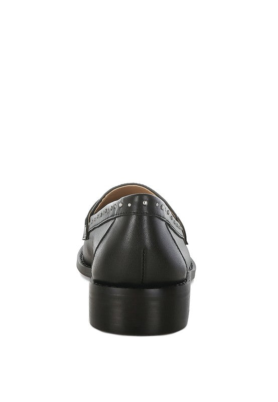 Raisa Stud Embellished Penny Loafers-Rag Company-[option4]-[option5]-[option6]-[option7]-[option8]-Shop-Boutique-Clothing-for-Women-Online