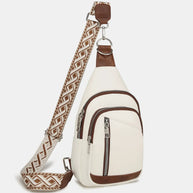 PU Leather Crossbody Bag with Two Detachable Strap-Bags-Trendsi-White-One Size-[option4]-[option5]-[option6]-[option7]-[option8]-Shop-Boutique-Clothing-for-Women-Online