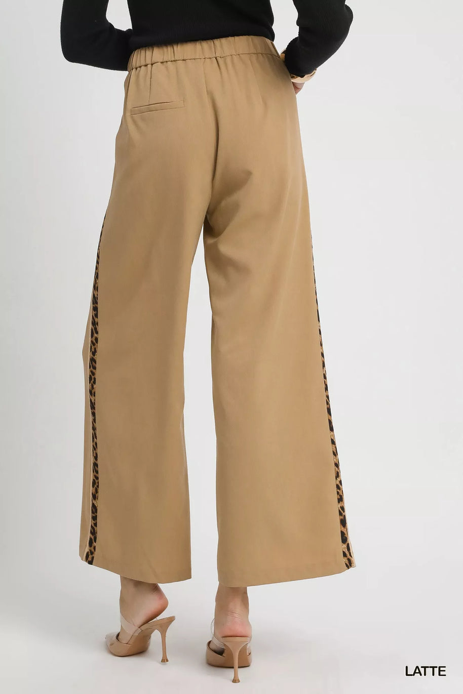 Umgee Front Pleated Wide-Leg Pants with Contrast Trim-Pants-Trendsi-[option4]-[option5]-[option6]-[option7]-[option8]-Shop-Boutique-Clothing-for-Women-Online